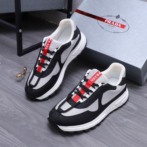 Wholesale Prada Casual Shoes For Men #1242894 $98.00 USD, Wholesale Quality Replica Prada Casual Shoes