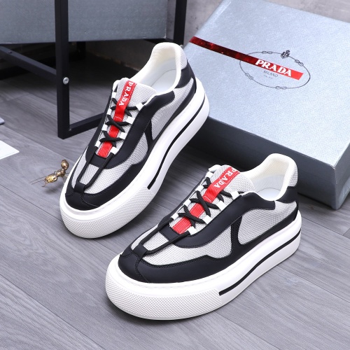 Wholesale Prada Casual Shoes For Men #1242897 $100.00 USD, Wholesale Quality Replica Prada Casual Shoes