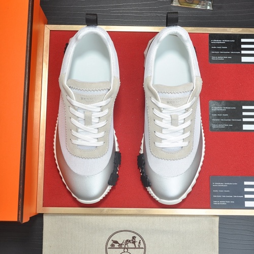 Replica Hermes Casual Shoes For Men #1242932 $98.00 USD for Wholesale