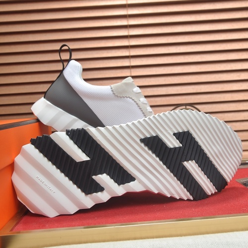 Replica Hermes Casual Shoes For Men #1242938 $98.00 USD for Wholesale