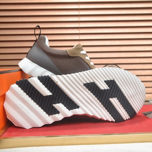 Replica Hermes Casual Shoes For Men #1242940 $98.00 USD for Wholesale