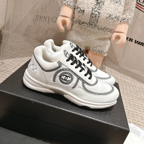 Replica Chanel Casual Shoes For Women #1243124 $102.00 USD for Wholesale