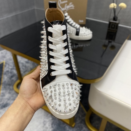 Replica Christian Louboutin High Top Shoes For Men #1243179 $96.00 USD for Wholesale