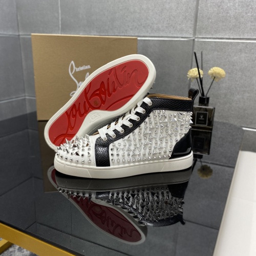 Replica Christian Louboutin High Top Shoes For Men #1243179 $96.00 USD for Wholesale