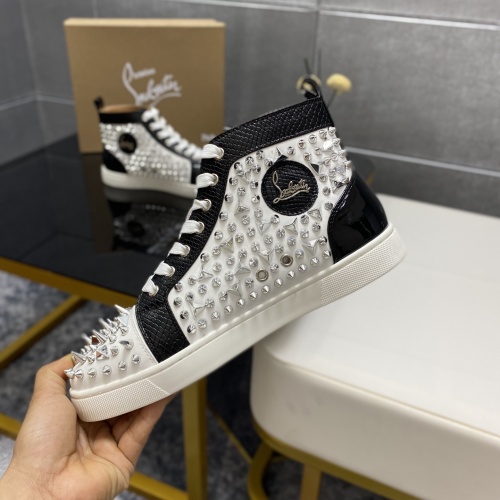 Replica Christian Louboutin High Top Shoes For Women #1243180 $96.00 USD for Wholesale