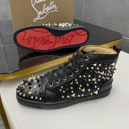 Replica Christian Louboutin High Top Shoes For Men #1243187 $96.00 USD for Wholesale