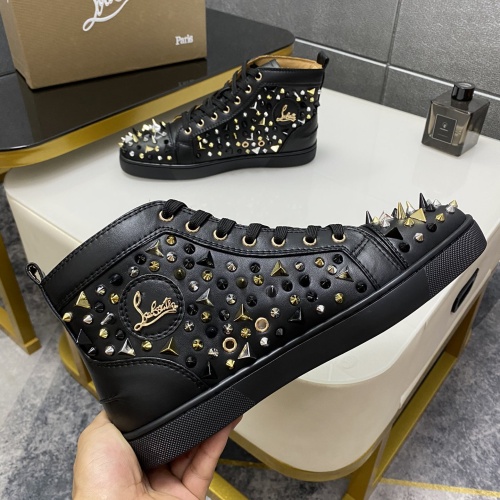 Replica Christian Louboutin High Top Shoes For Men #1243187 $96.00 USD for Wholesale