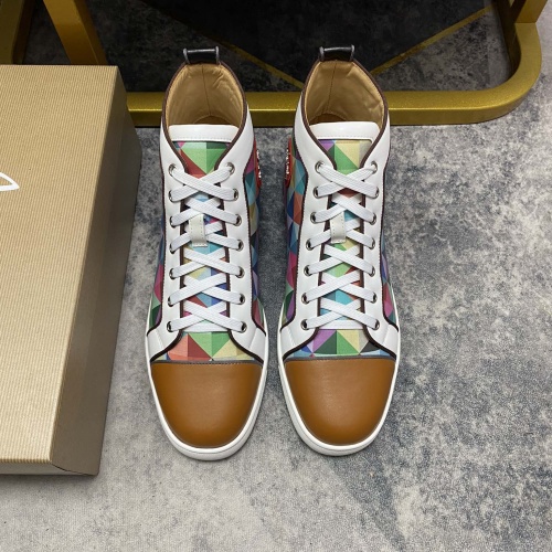 Replica Christian Louboutin High Top Shoes For Men #1243189 $96.00 USD for Wholesale