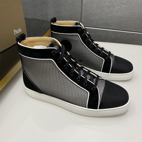 Wholesale Christian Louboutin High Top Shoes For Men #1243191 $96.00 USD, Wholesale Quality Replica Christian Louboutin High Top Shoes