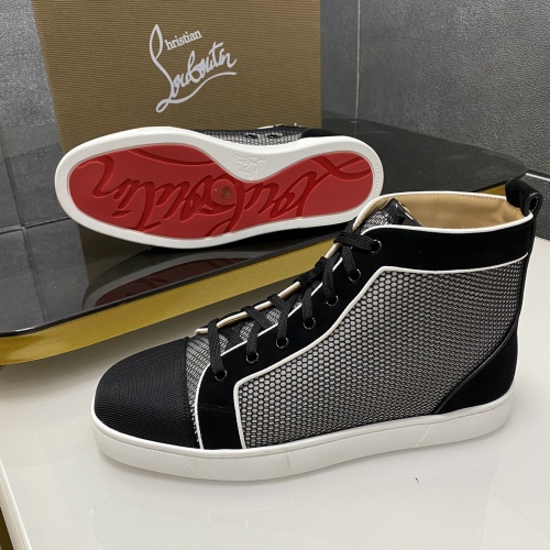 Replica Christian Louboutin High Top Shoes For Men #1243191 $96.00 USD for Wholesale