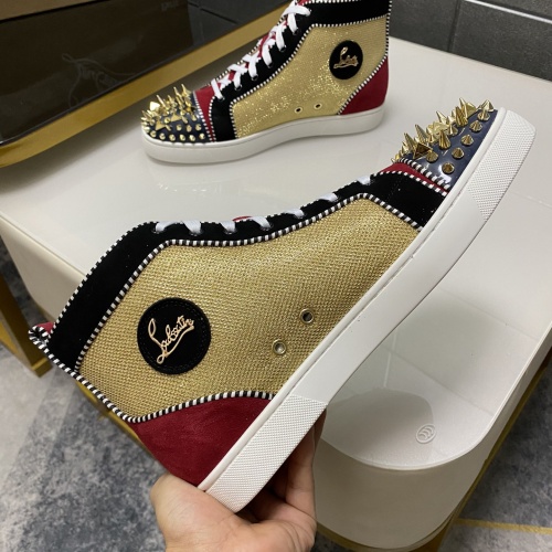 Replica Christian Louboutin High Top Shoes For Men #1243193 $98.00 USD for Wholesale