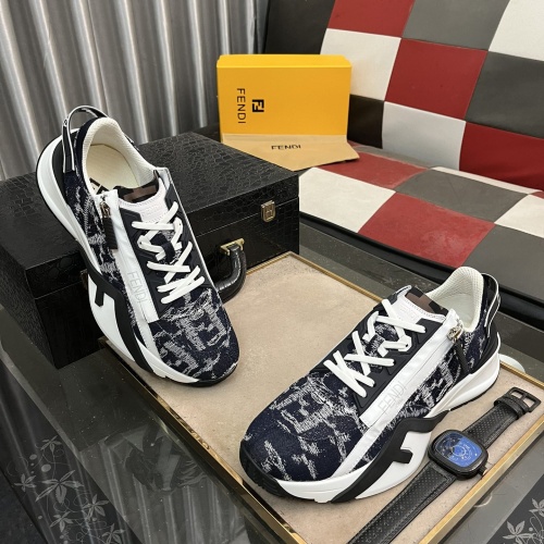 Wholesale Fendi Casual Shoes For Men #1243206 $92.00 USD, Wholesale Quality Replica Fendi Casual Shoes