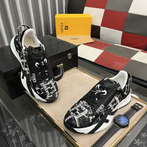 Wholesale Fendi Casual Shoes For Men #1243207 $92.00 USD, Wholesale Quality Replica Fendi Casual Shoes