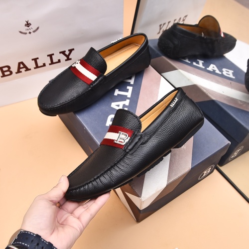 Replica Bally Leather Shoes For Men #1243224 $80.00 USD for Wholesale