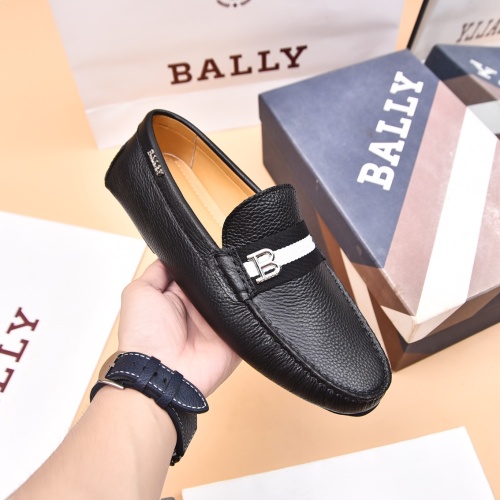 Replica Bally Leather Shoes For Men #1243225 $80.00 USD for Wholesale