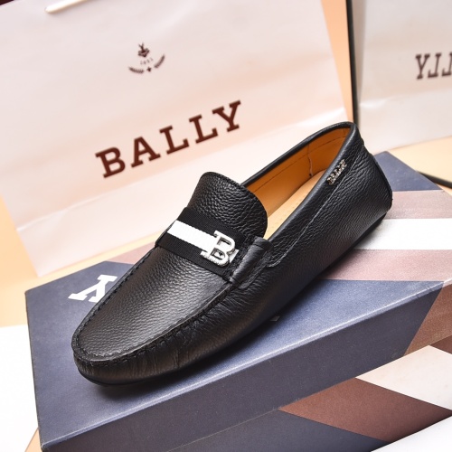 Replica Bally Leather Shoes For Men #1243225 $80.00 USD for Wholesale