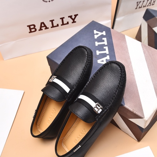 Replica Bally Leather Shoes For Men #1243225 $80.00 USD for Wholesale