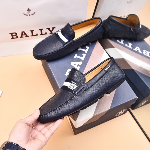 Replica Bally Leather Shoes For Men #1243226 $80.00 USD for Wholesale