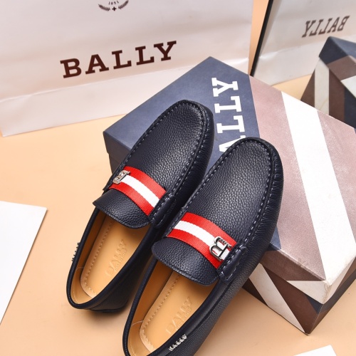 Replica Bally Leather Shoes For Men #1243227 $80.00 USD for Wholesale