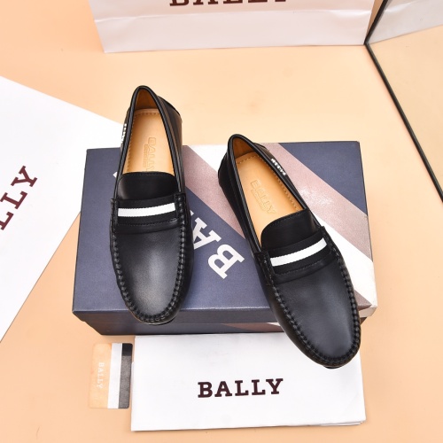 Replica Bally Leather Shoes For Men #1243228 $80.00 USD for Wholesale