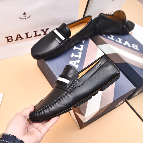 Replica Bally Leather Shoes For Men #1243228 $80.00 USD for Wholesale