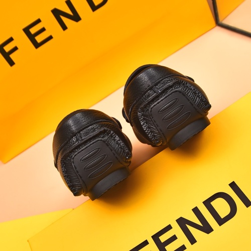 Replica Fendi Leather Shoes For Men #1243231 $80.00 USD for Wholesale