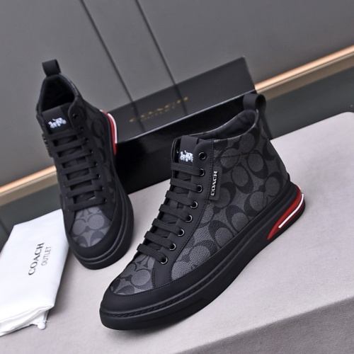 Wholesale Coach High Tops Shoes For Men #1243245 $82.00 USD, Wholesale Quality Replica Coach High Tops Shoes