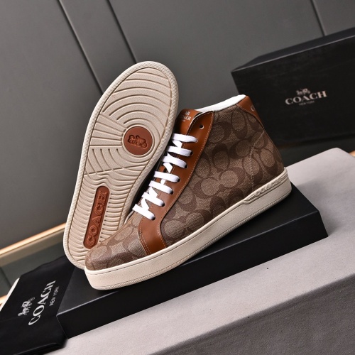 Replica Coach High Tops Shoes For Men #1243246 $85.00 USD for Wholesale