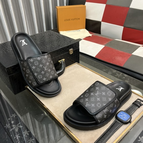 Replica Louis Vuitton Slippers For Men #1243278 $56.00 USD for Wholesale