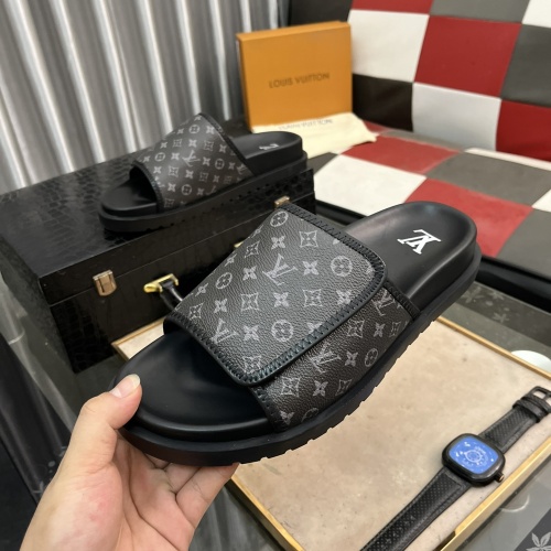 Replica Louis Vuitton Slippers For Men #1243278 $56.00 USD for Wholesale