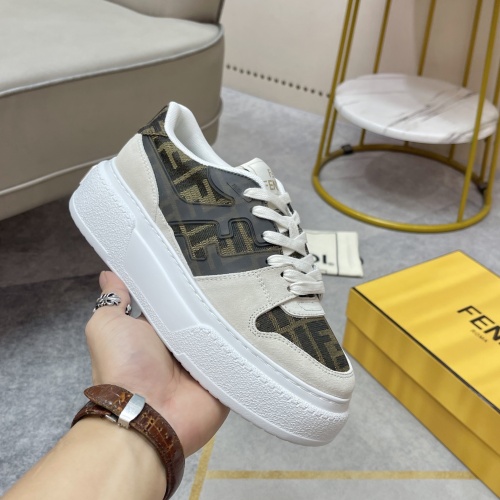 Replica Fendi Casual Shoes For Women #1243321 $105.00 USD for Wholesale