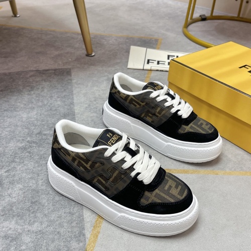 Replica Fendi Casual Shoes For Women #1243322 $105.00 USD for Wholesale