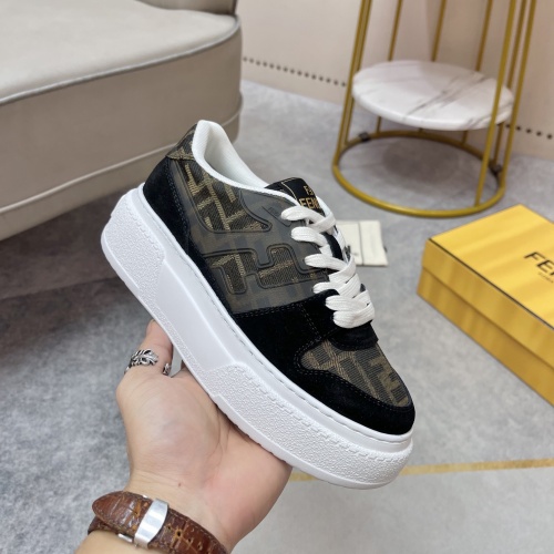 Replica Fendi Casual Shoes For Women #1243322 $105.00 USD for Wholesale