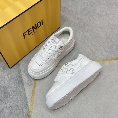 Replica Fendi Casual Shoes For Women #1243327 $112.00 USD for Wholesale