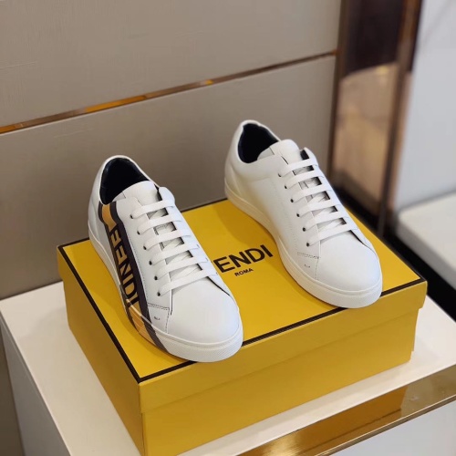 Replica Fendi Casual Shoes For Men #1243338 $80.00 USD for Wholesale