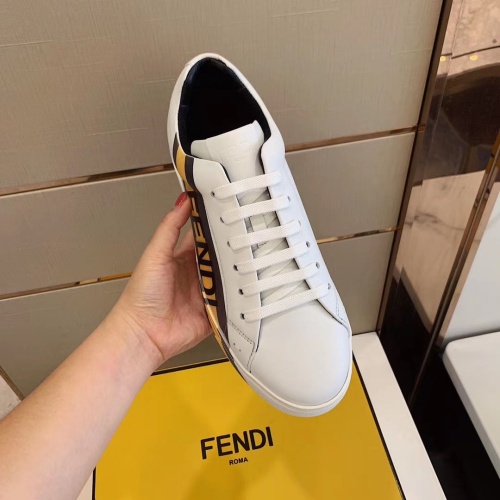 Replica Fendi Casual Shoes For Men #1243338 $80.00 USD for Wholesale