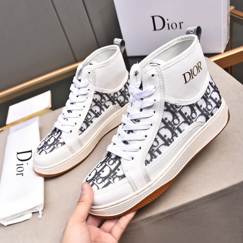 Wholesale Christian Dior High Top Shoes For Men #1243366 $82.00 USD, Wholesale Quality Replica Christian Dior High Top Shoes