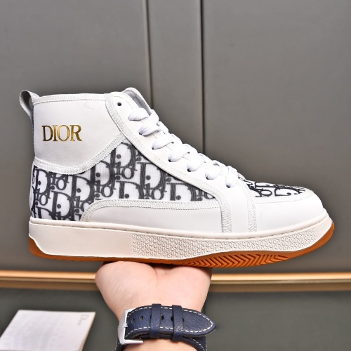 Replica Christian Dior High Top Shoes For Men #1243366 $82.00 USD for Wholesale