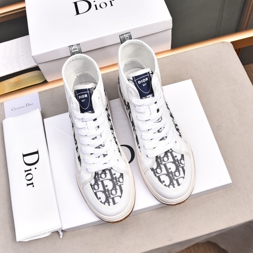 Replica Christian Dior High Top Shoes For Men #1243366 $82.00 USD for Wholesale