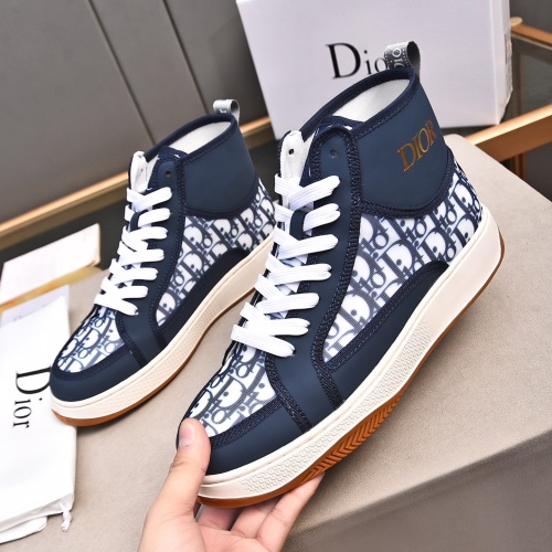 Wholesale Christian Dior High Top Shoes For Men #1243367 $82.00 USD, Wholesale Quality Replica Christian Dior High Top Shoes