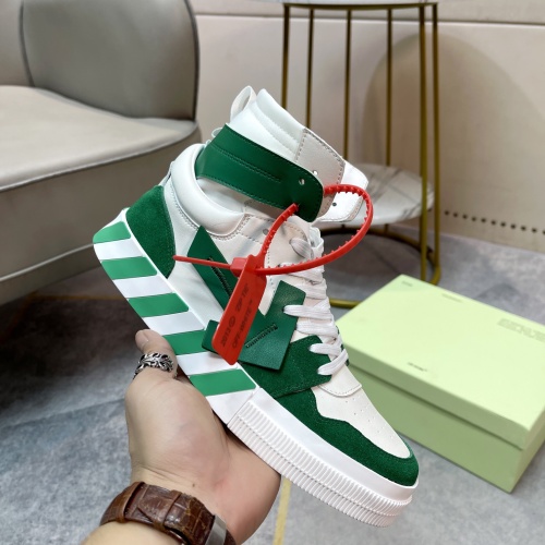 Replica Off-White High Tops Shoes For Men #1243394 $102.00 USD for Wholesale