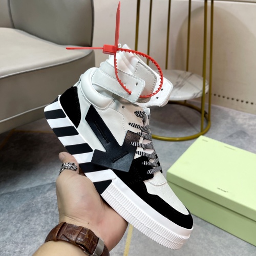 Replica Off-White High Tops Shoes For Men #1243395 $102.00 USD for Wholesale