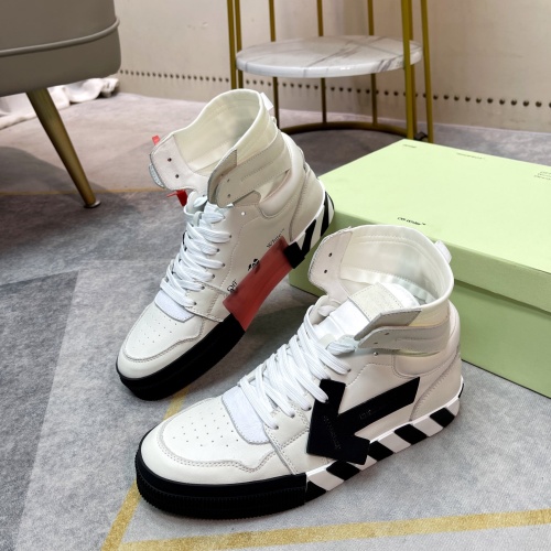 Wholesale Off-White High Tops Shoes For Men #1243396 $102.00 USD, Wholesale Quality Replica Off-White High Tops Shoes