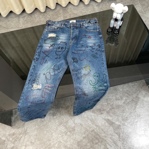 Wholesale Balenciaga Jeans For Unisex #1243455 $64.00 USD, Wholesale Quality Replica Balenciaga Jeans