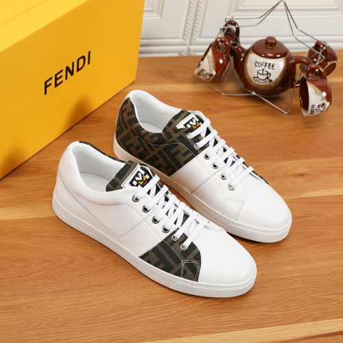 Wholesale Fendi Casual Shoes For Men #1243473 $68.00 USD, Wholesale Quality Replica Fendi Casual Shoes