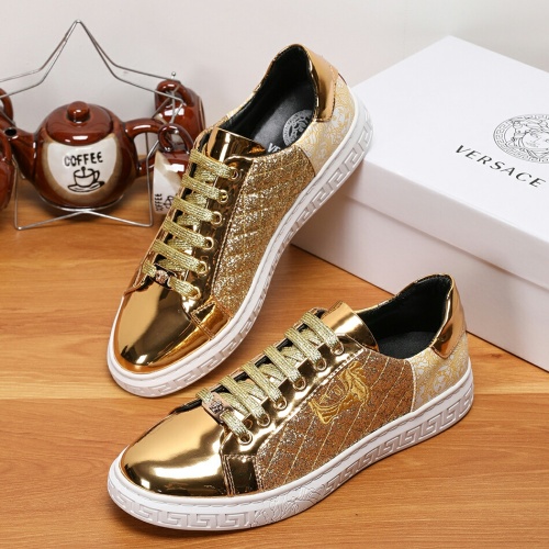 Replica Versace Casual Shoes For Men #1243476 $68.00 USD for Wholesale