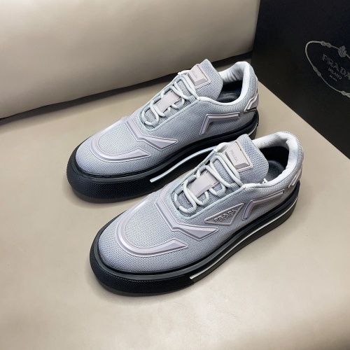 Wholesale Prada Casual Shoes For Men #1243520 $80.00 USD, Wholesale Quality Replica Prada Casual Shoes