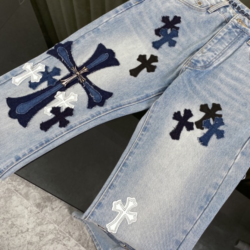 Replica Chrome Hearts Jeans For Unisex #1243525 $72.00 USD for Wholesale