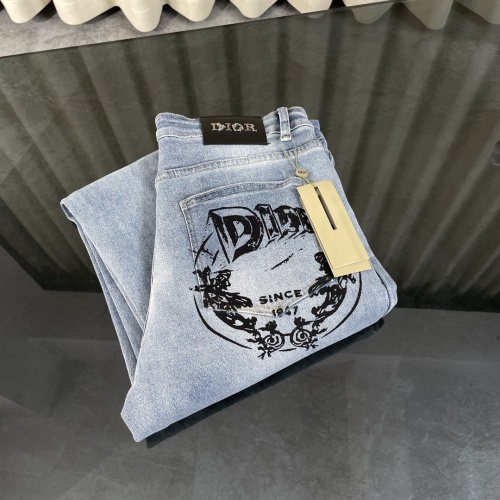 Replica Christian Dior Jeans For Unisex #1243533 $52.00 USD for Wholesale