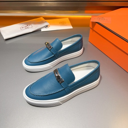 Wholesale Hermes Casual Shoes For Men #1243535 $125.00 USD, Wholesale Quality Replica Hermes Casual Shoes